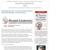 Tablet Screenshot of palmerlearning.com